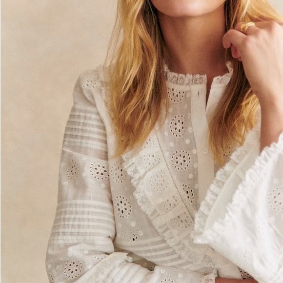 Sezane NELE SHIRT - Picture 4 of 11